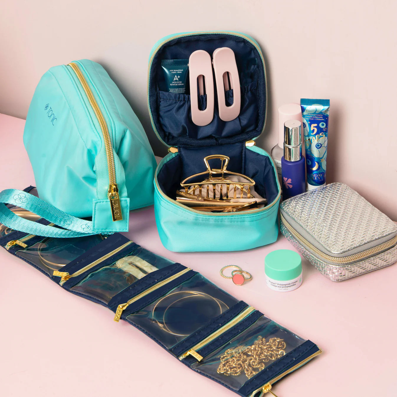 Jewellery Cube - Splash Aqua