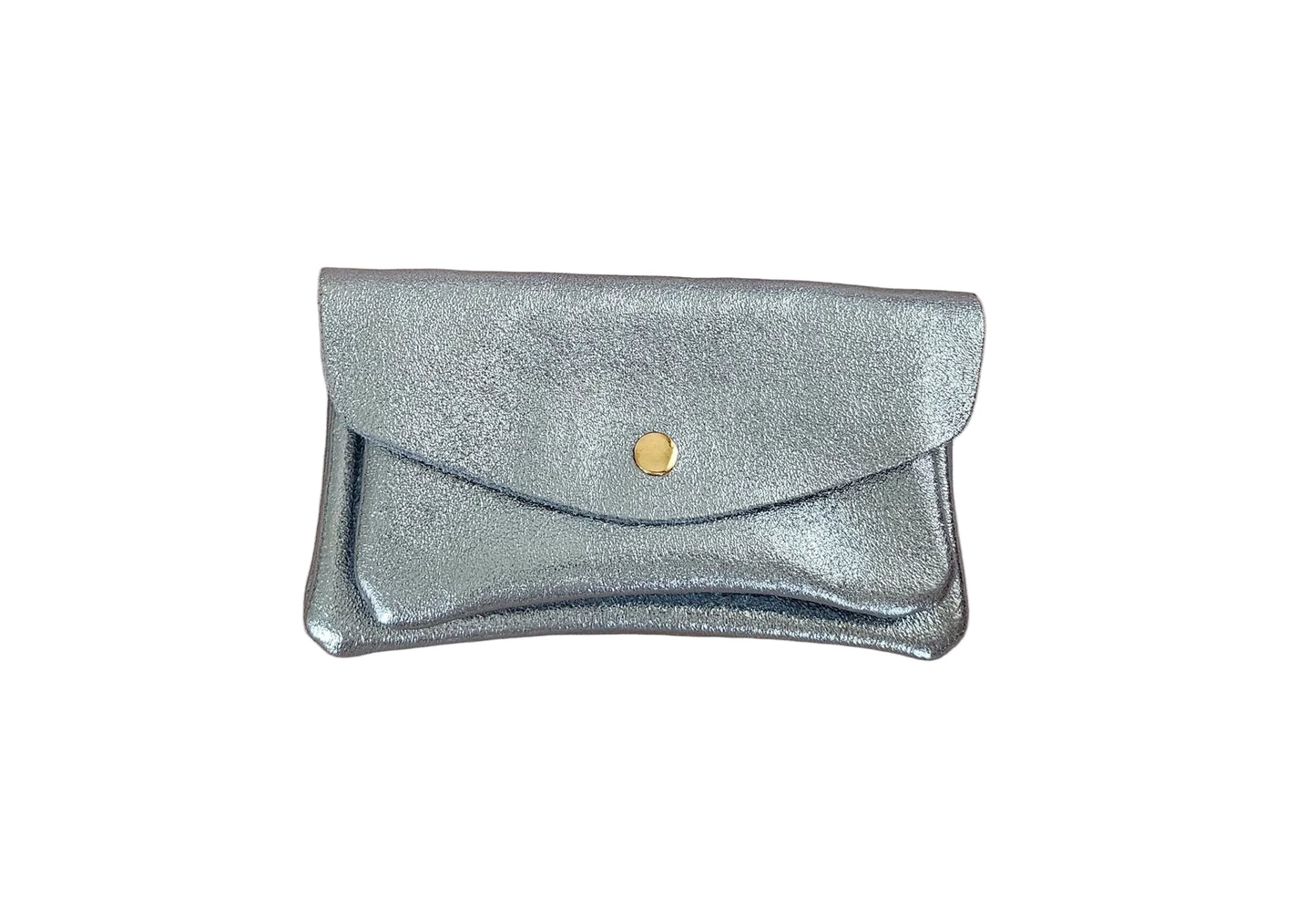 Kangaroo Double Pocket Leather Wallet Sky