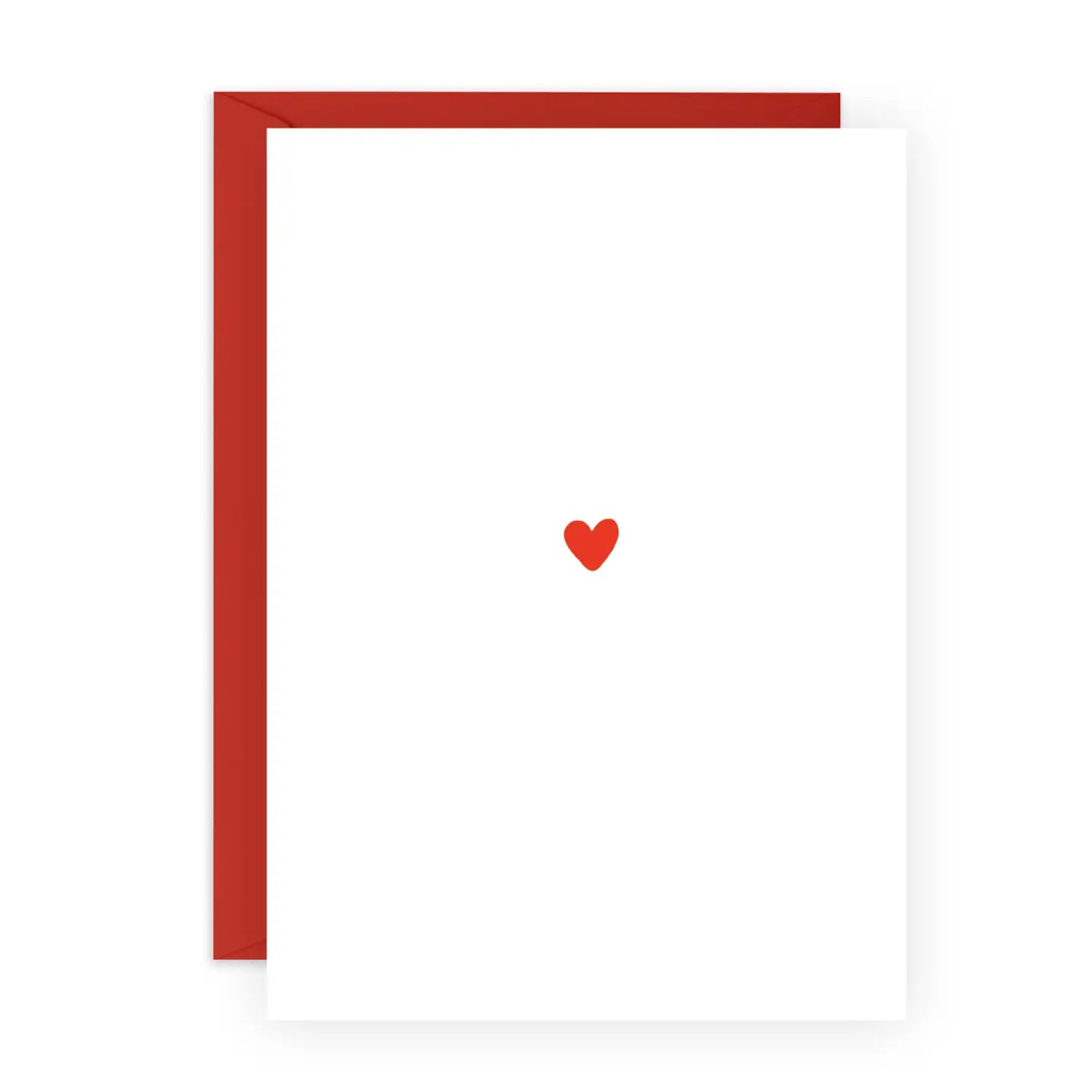 Simple Heart Love Love Card