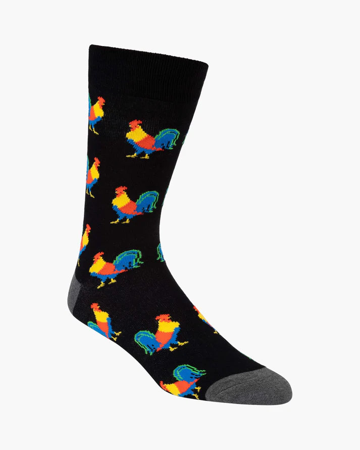 Mens Bamboo Sock - Good Looking Rooster