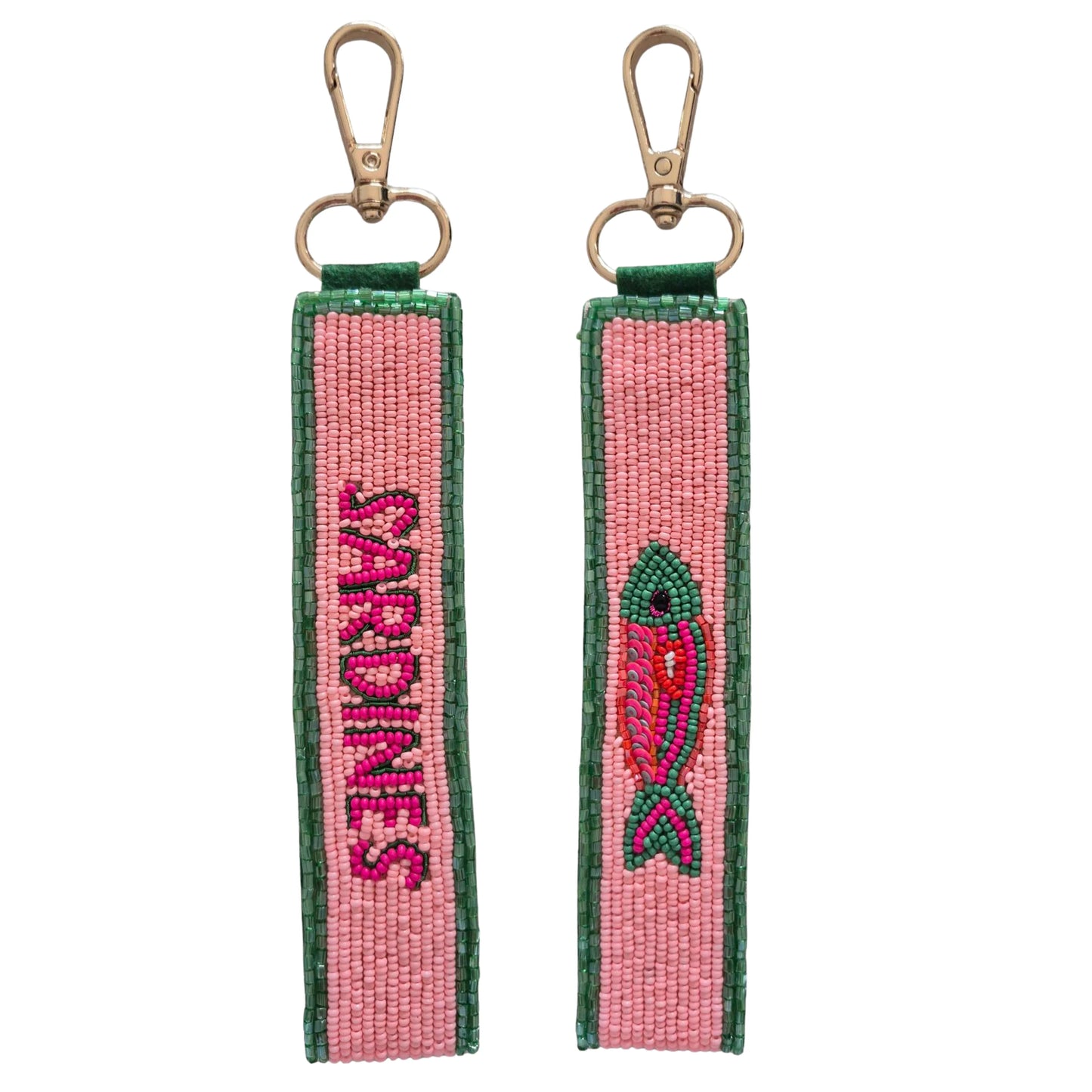 Beaded Keychain Sardine
