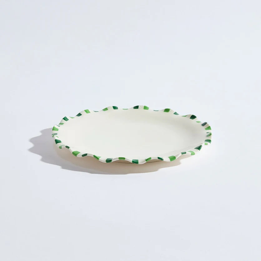 Cabana Dinner Plate Green