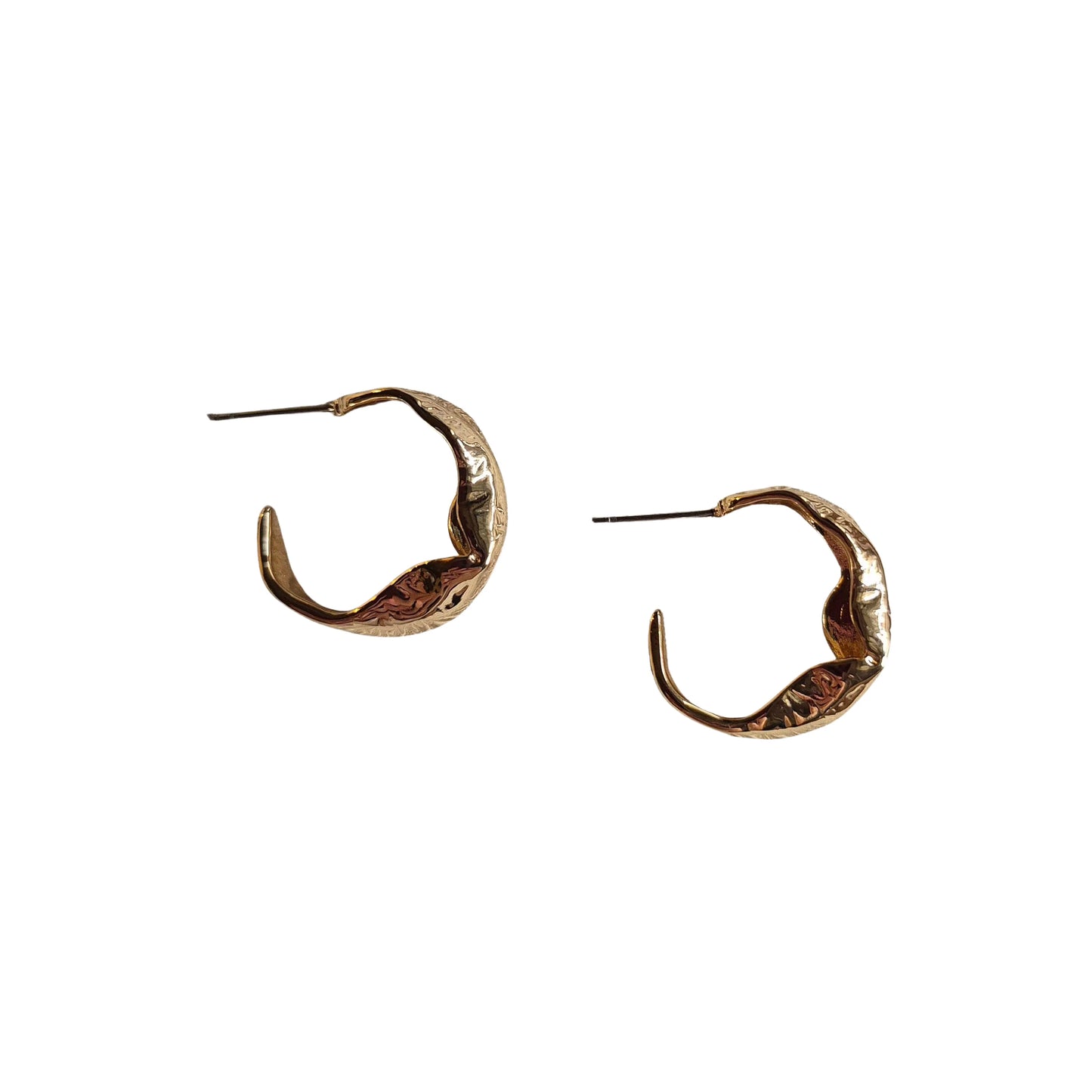 Golden Glow Hoop Earring