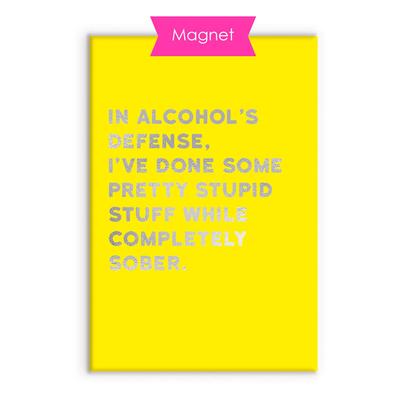 Defending Alcohol Magnet