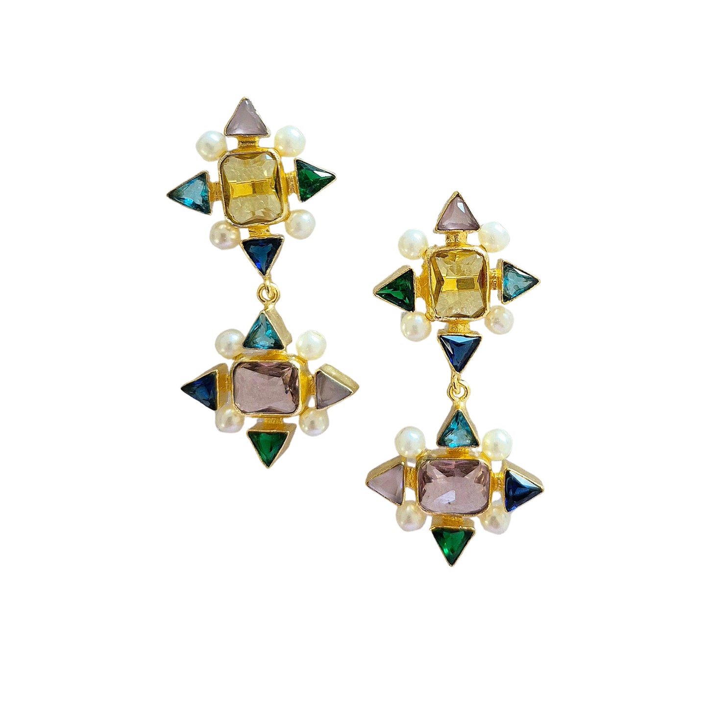 Statement Star Gem Earring