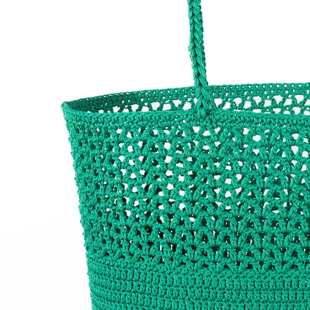 ROMY Emerald - Crochet Basket