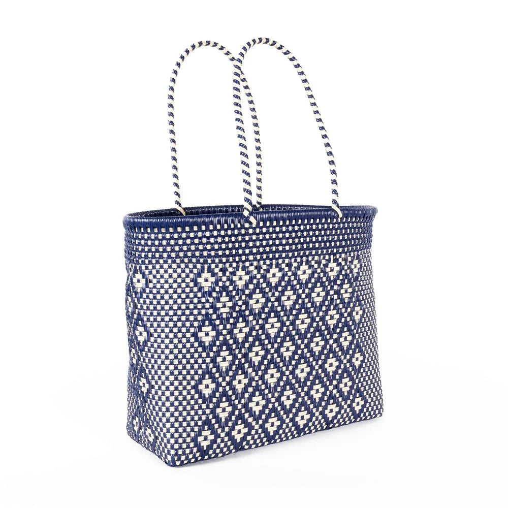 BAHIA - PALOMA Blue Medium Basket