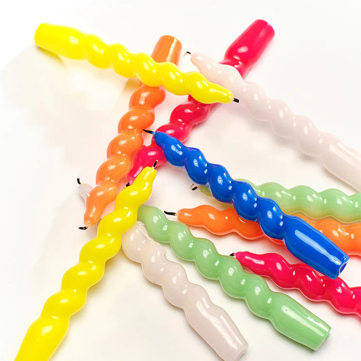 Spire Candle Sticks Yellow