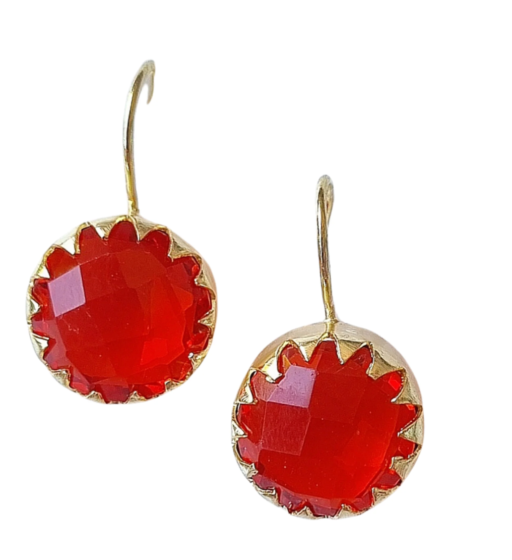 Astra Gem Earring Orange