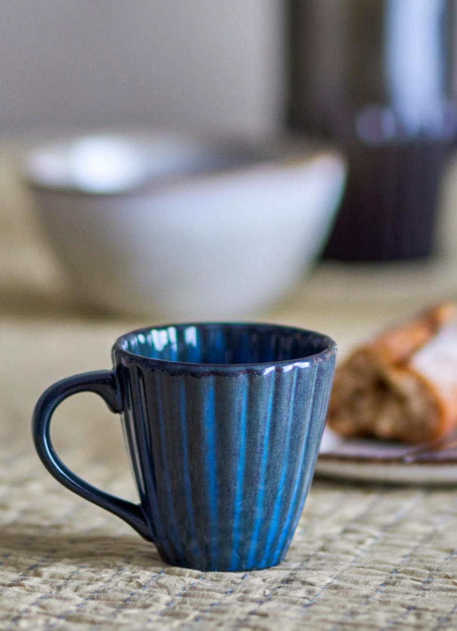 Latina Mug Dark Blue Stoneware