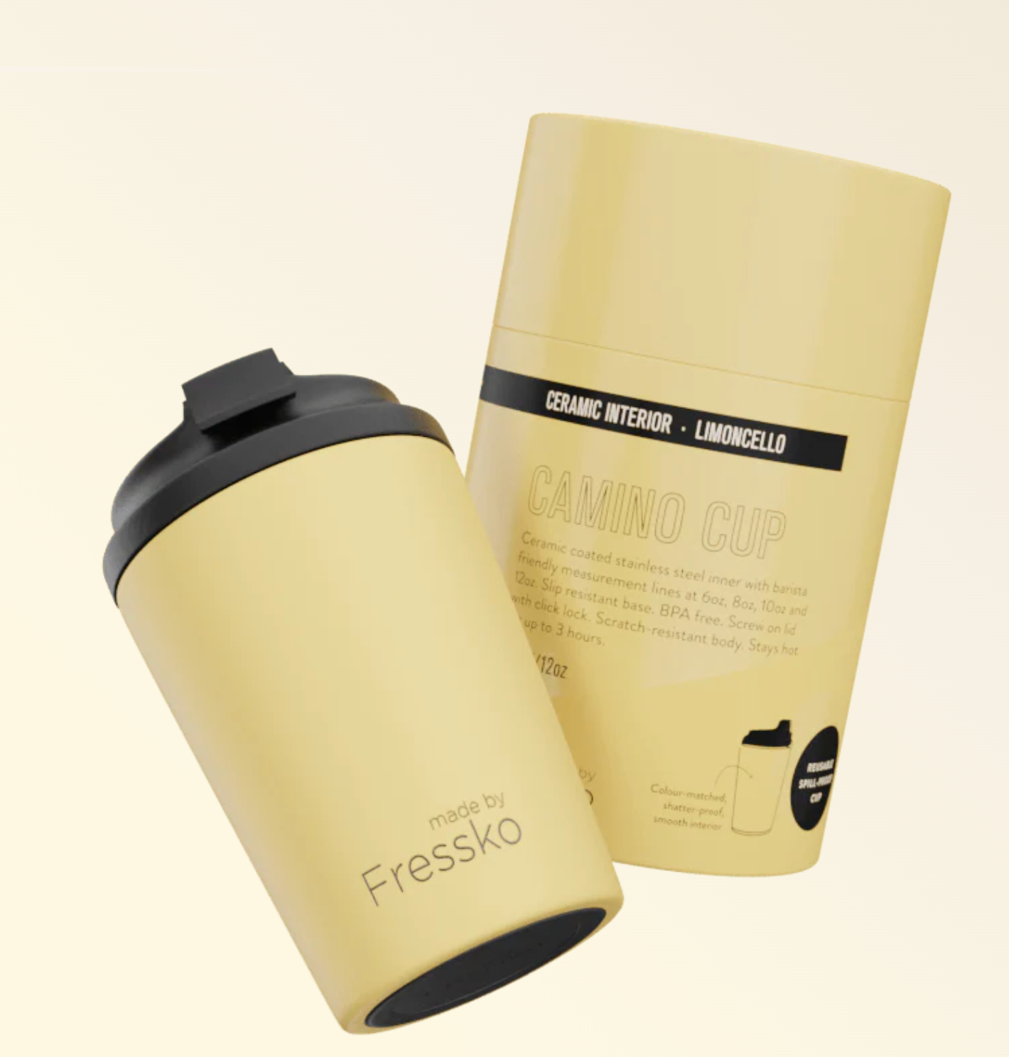 Ceramic Camino 12oz Lemoncello