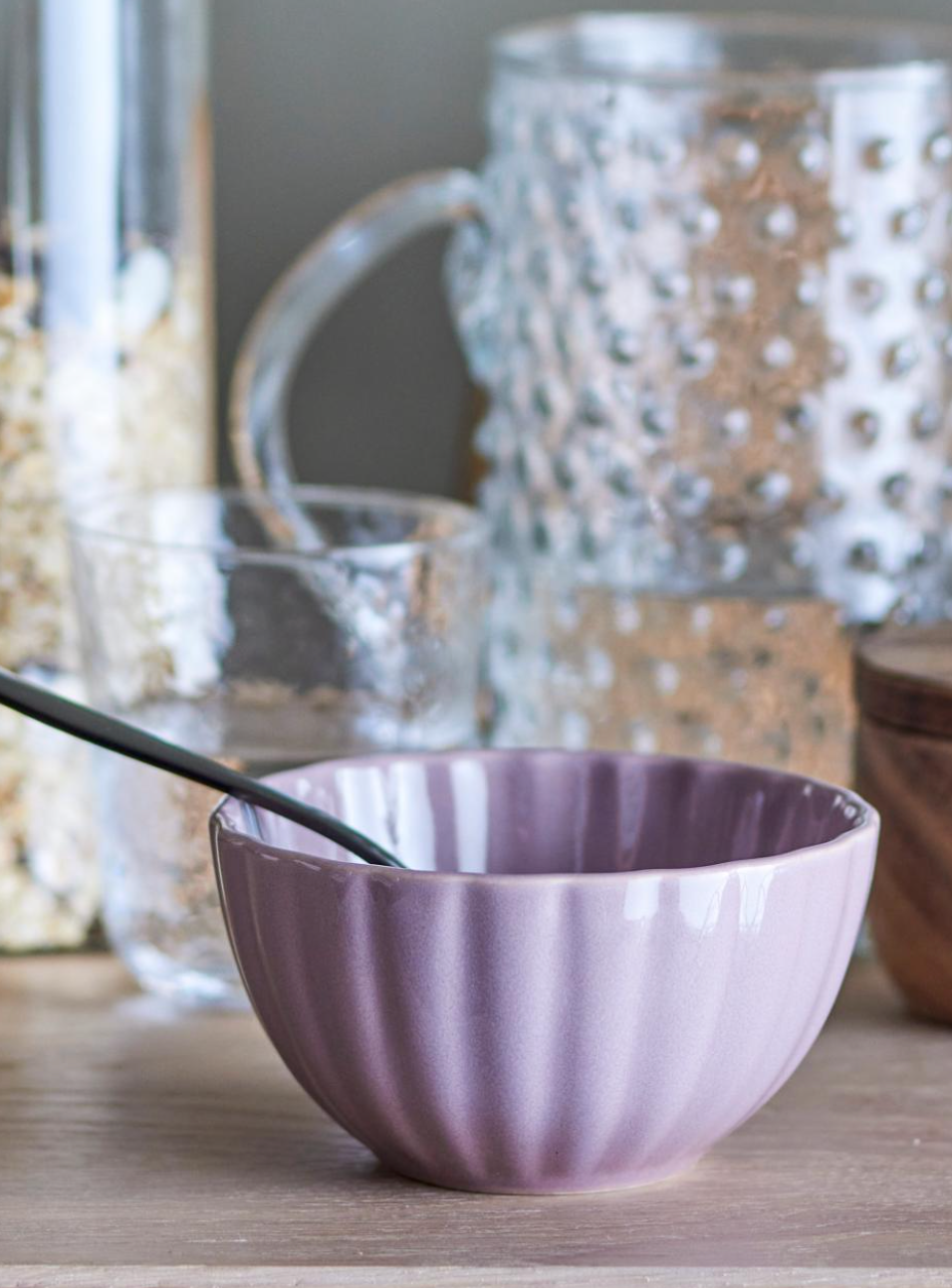 Latina Bowl Rose Stoneware