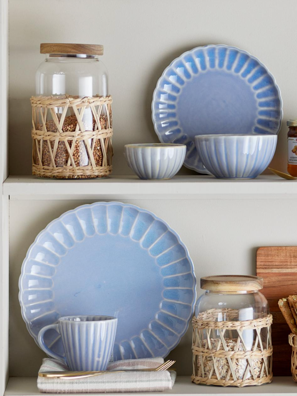 Latina Bowl Blue Stoneware