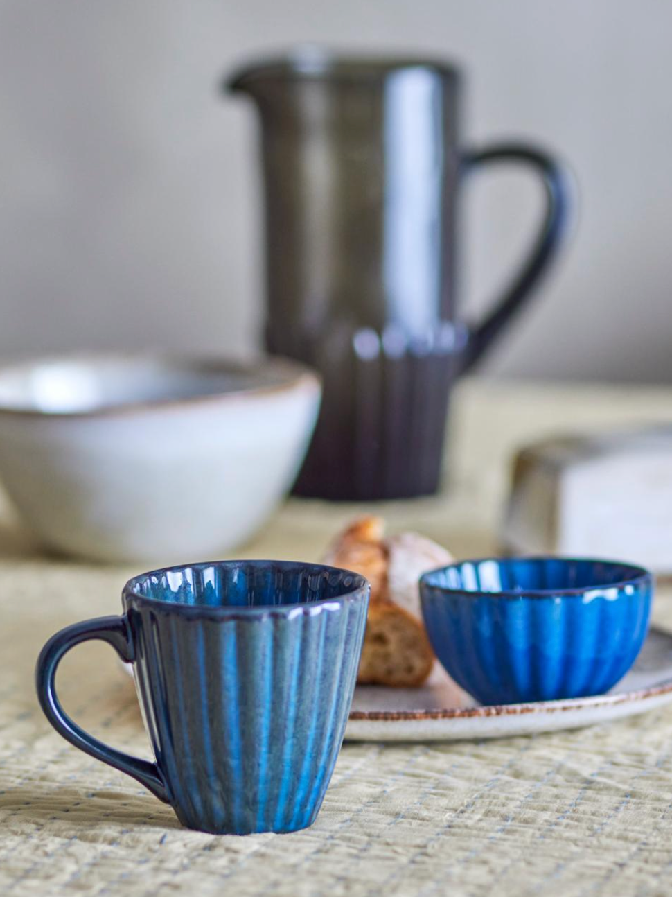 Latina Bowl Dark Blue Stoneware