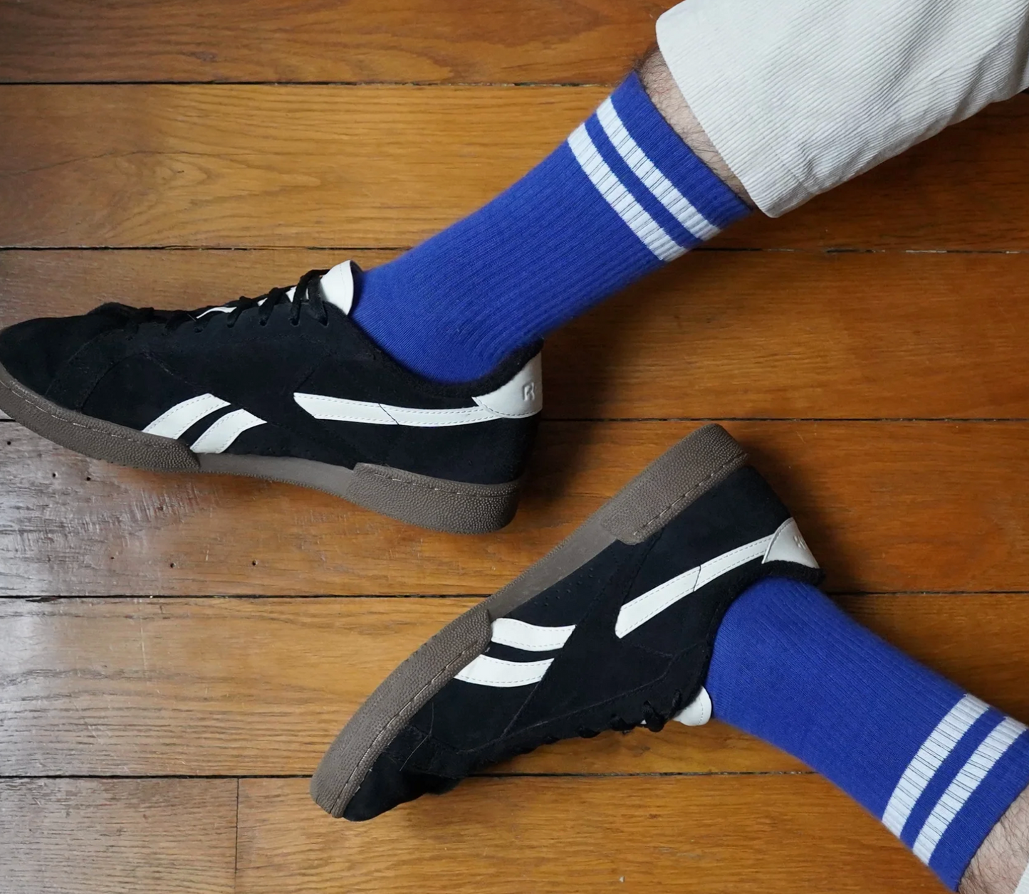 Organic Cotton Tennis Sport Socks Blue