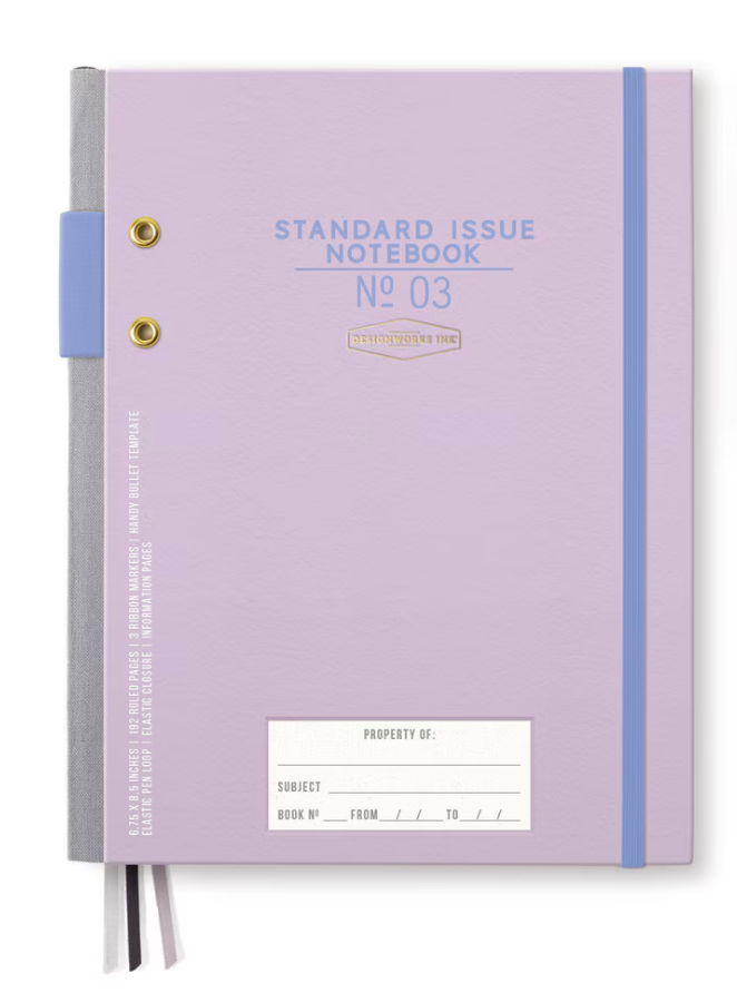 Standard Issue Planner Notebook - Lavender & Periwinkle