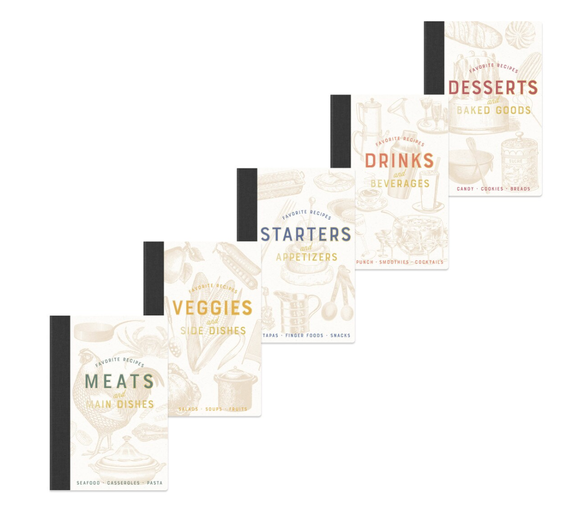 Bon Apettit Travel Notebook Set