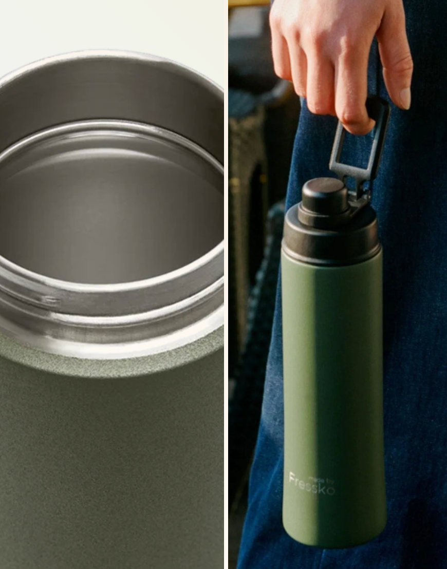 Move 660ml Sip Flask Khaki