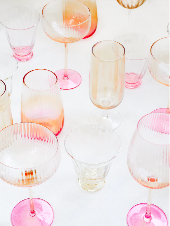 Tulip Glass Pretty in Pink