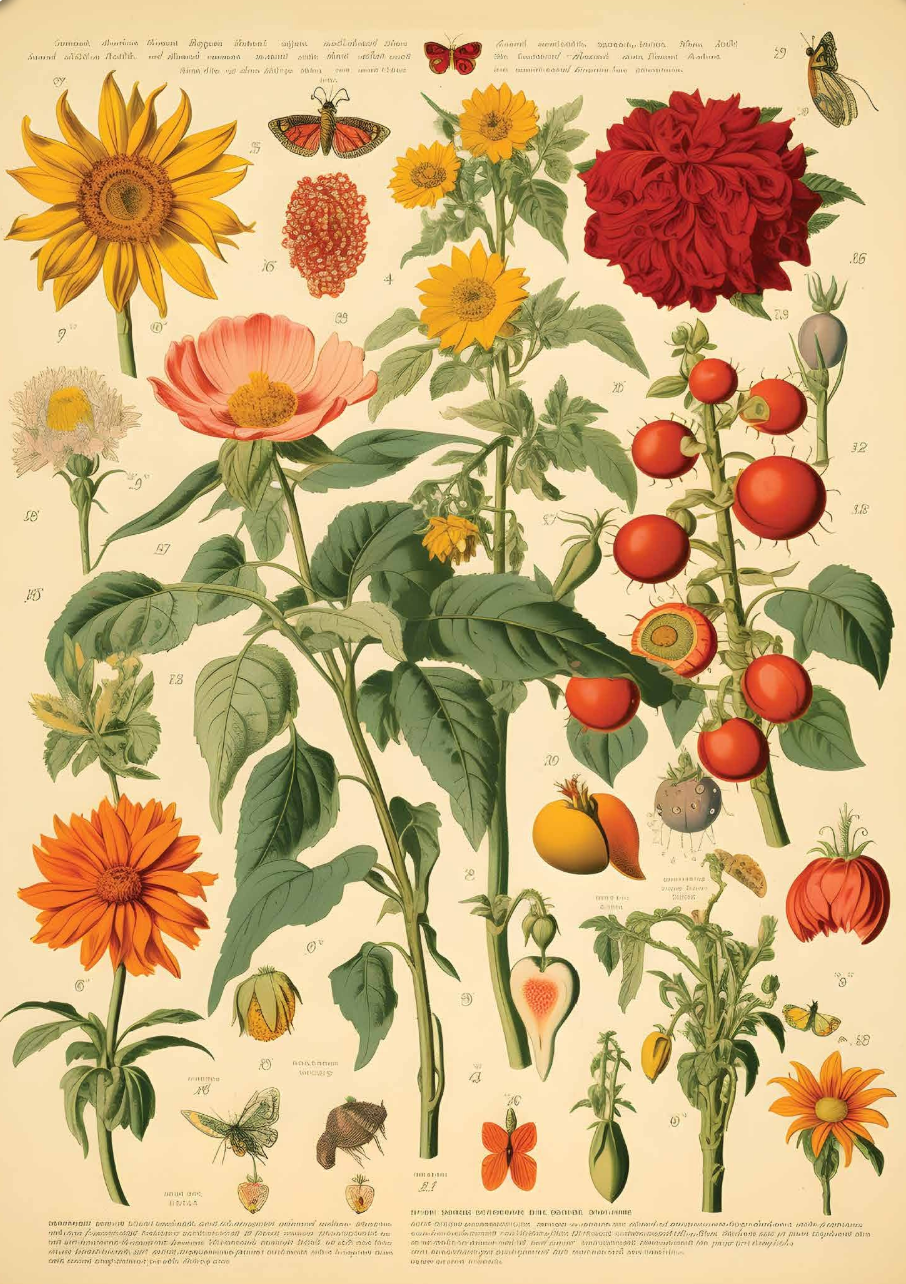 Flower, Fruit & Butterflies - Nuovo Group