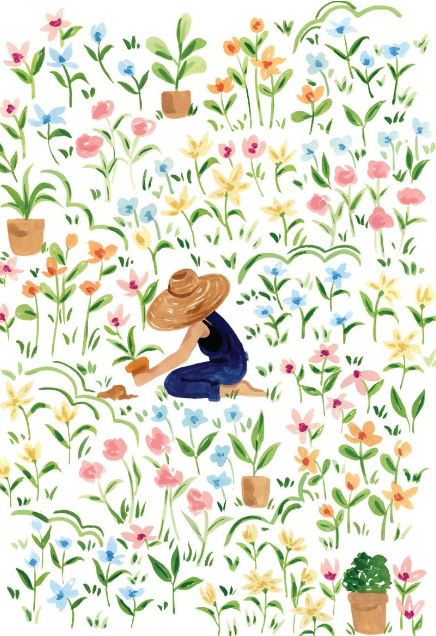 Busy Gardening - Sabina Fenn