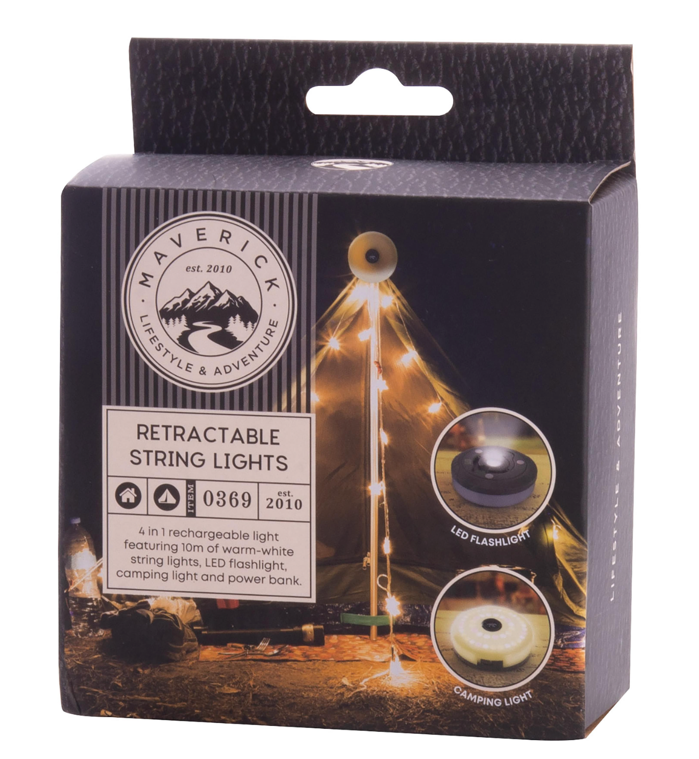 Retractable String Lights