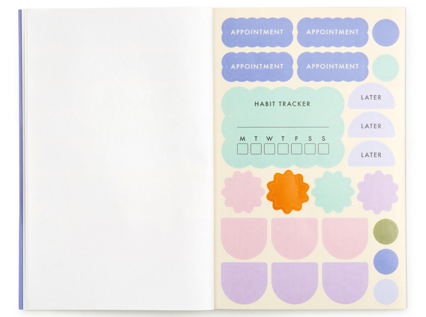 Inkerie Planner Sticker Book Multi-Coloured