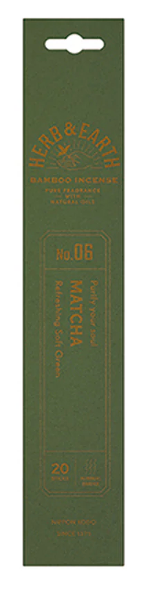 Nippon Kodo Herb & Earth Incense - Matcha No.06