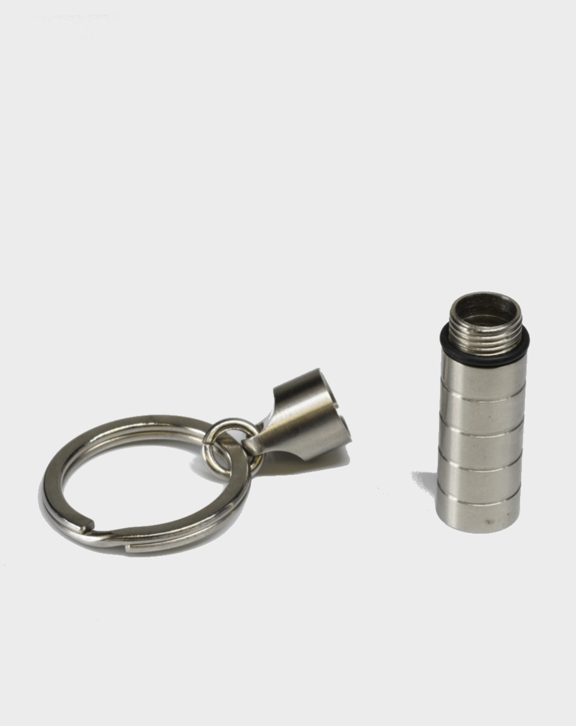 Steel Keychain Cash Tin
