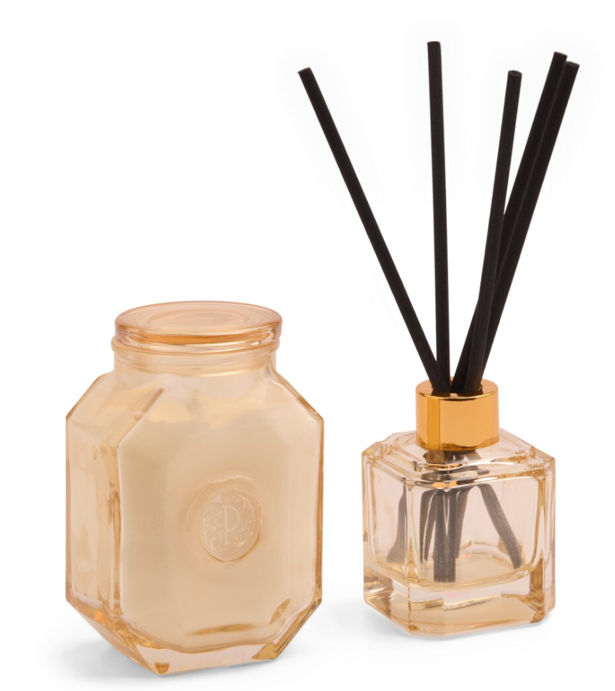 Botanica White Glass Diffusser - Cotton & Teak