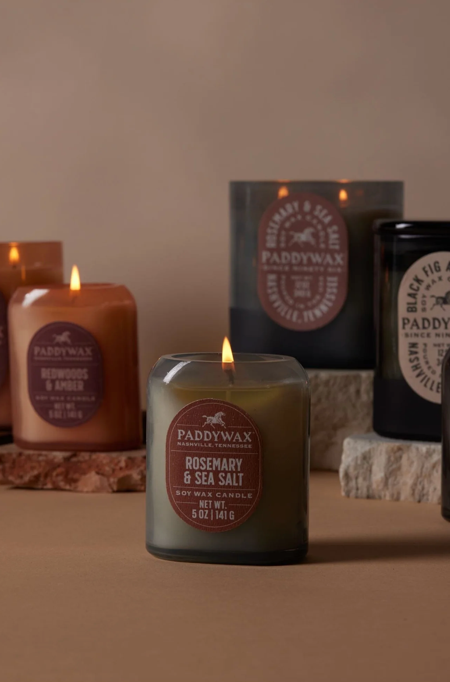 Vista 5 Glass Candle 142g - Rosemary & Sea Salt
