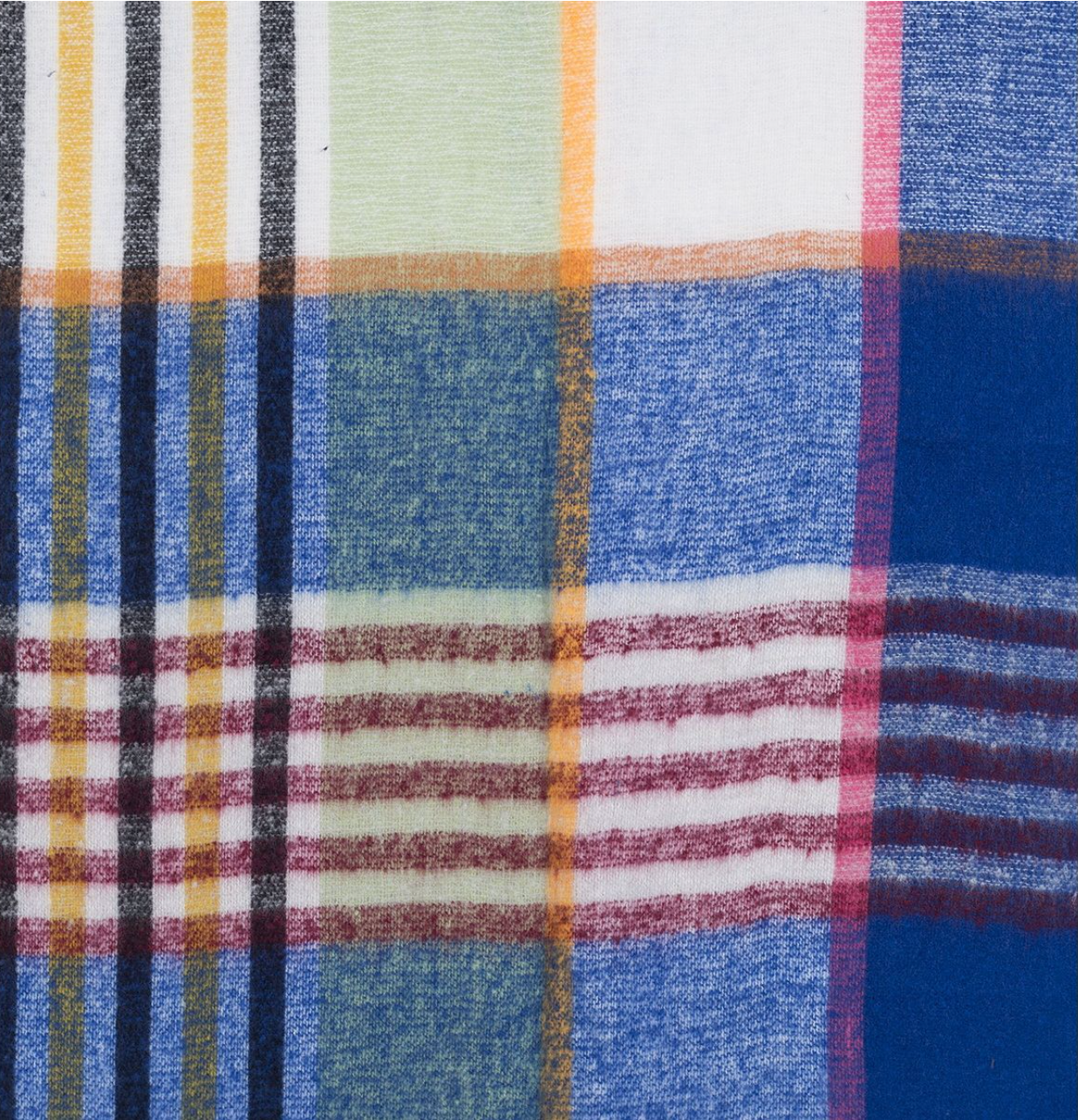 Square and Striped Multicolour Scarf