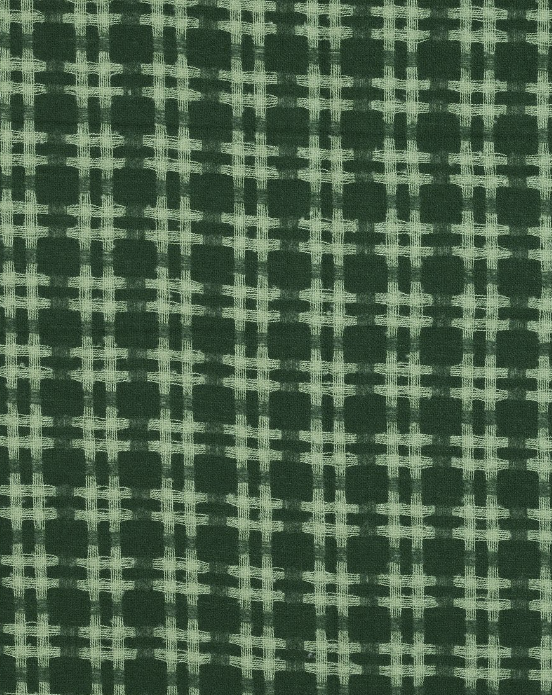 Cross Hatched Green Scarf