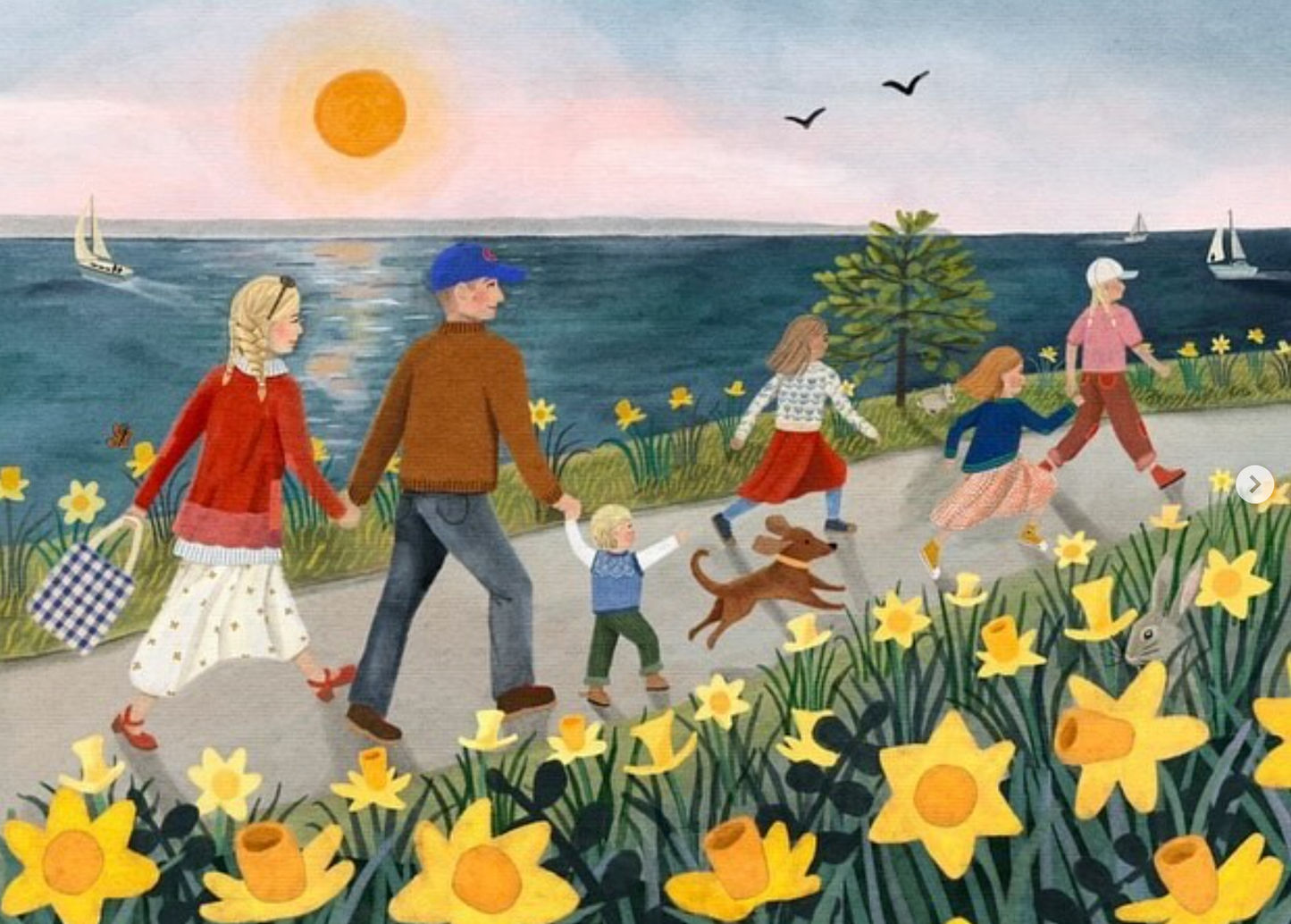 Afternoon Walk by Elisabeth Dorrian