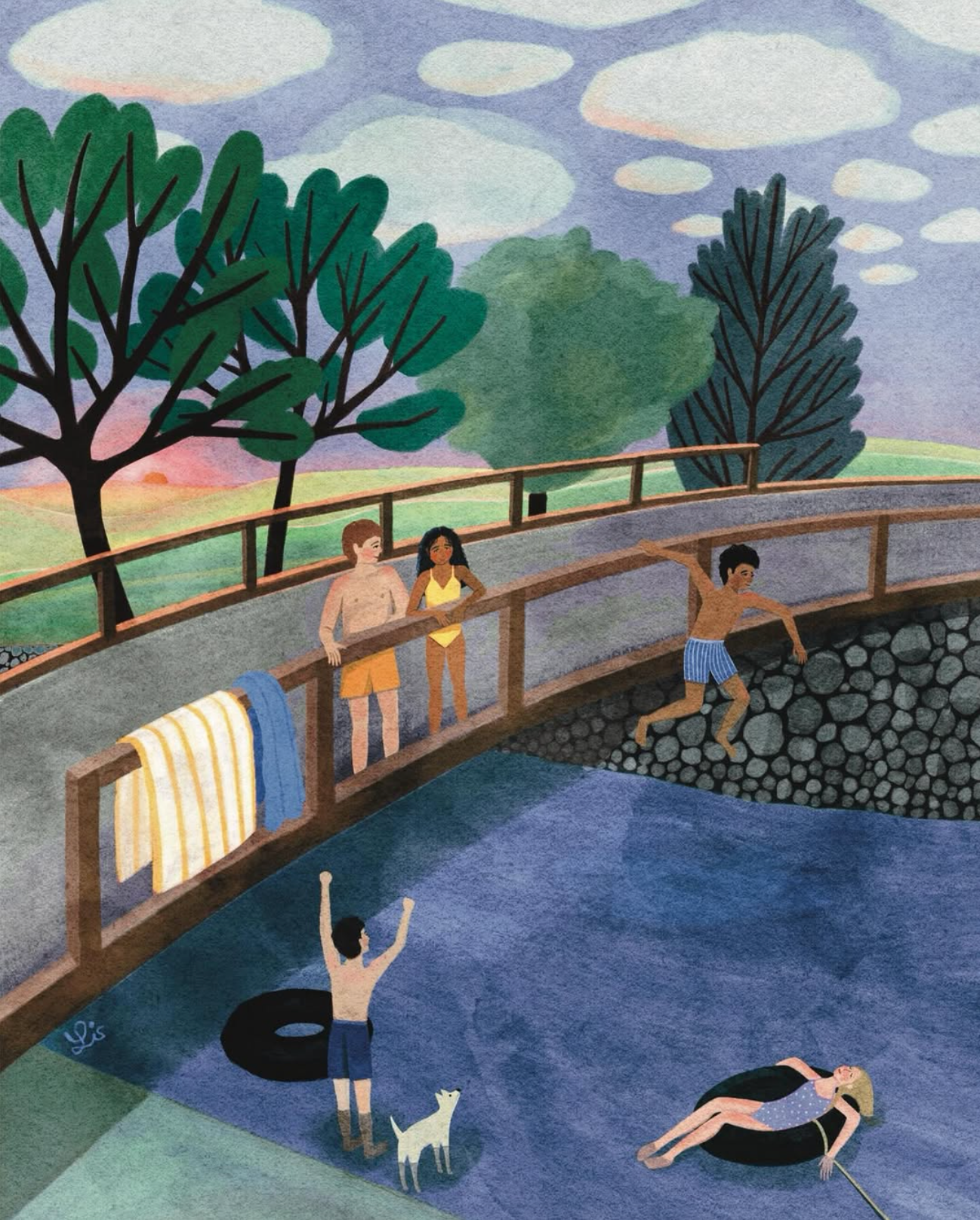 Summer Jump by Elisabeth Dorrian