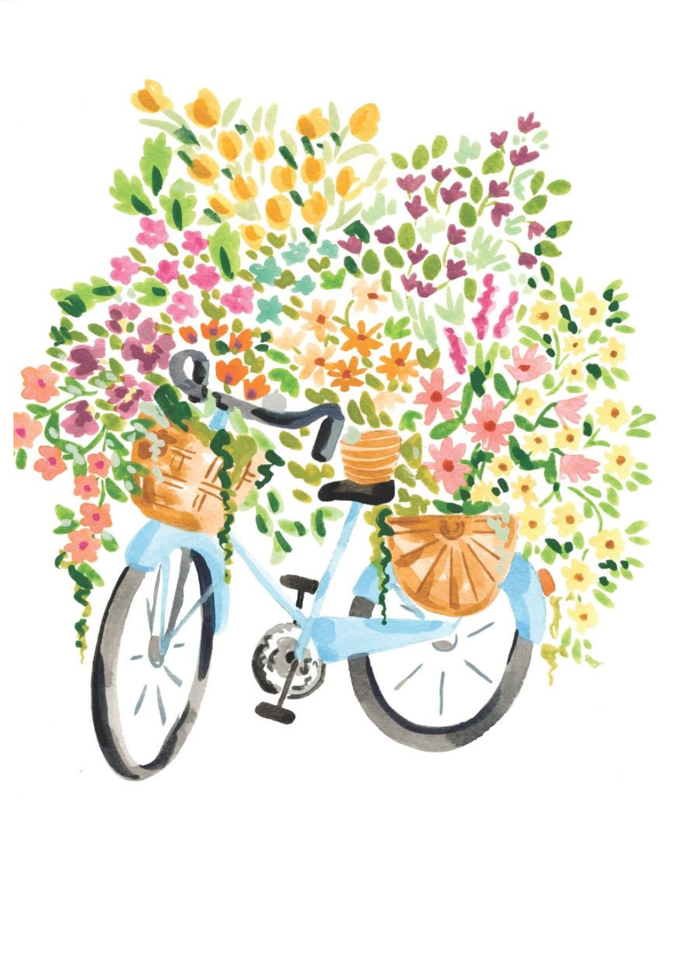 Floral Bike by Sabina Fenn