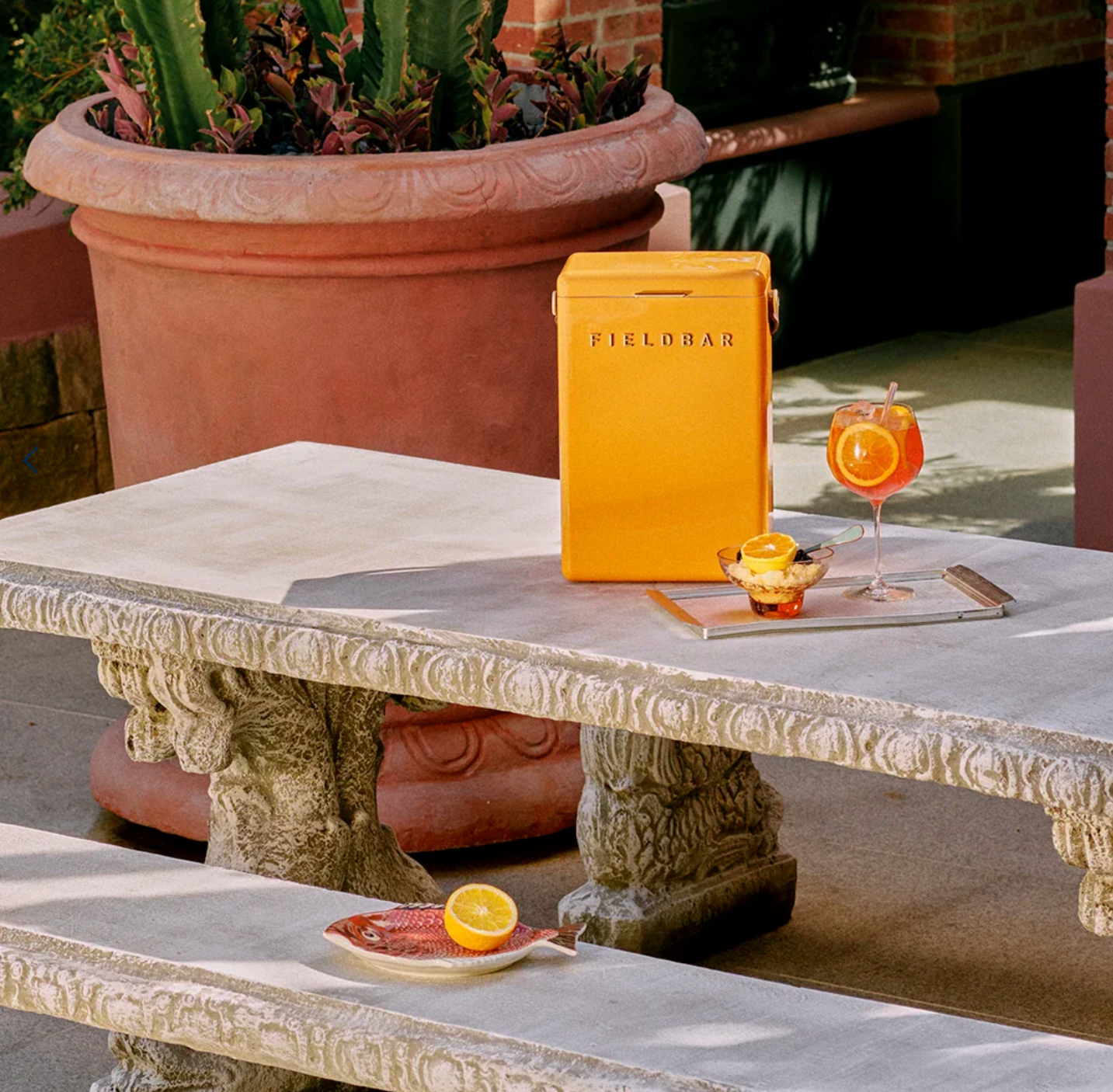 Drinks Box in Orchard Orange