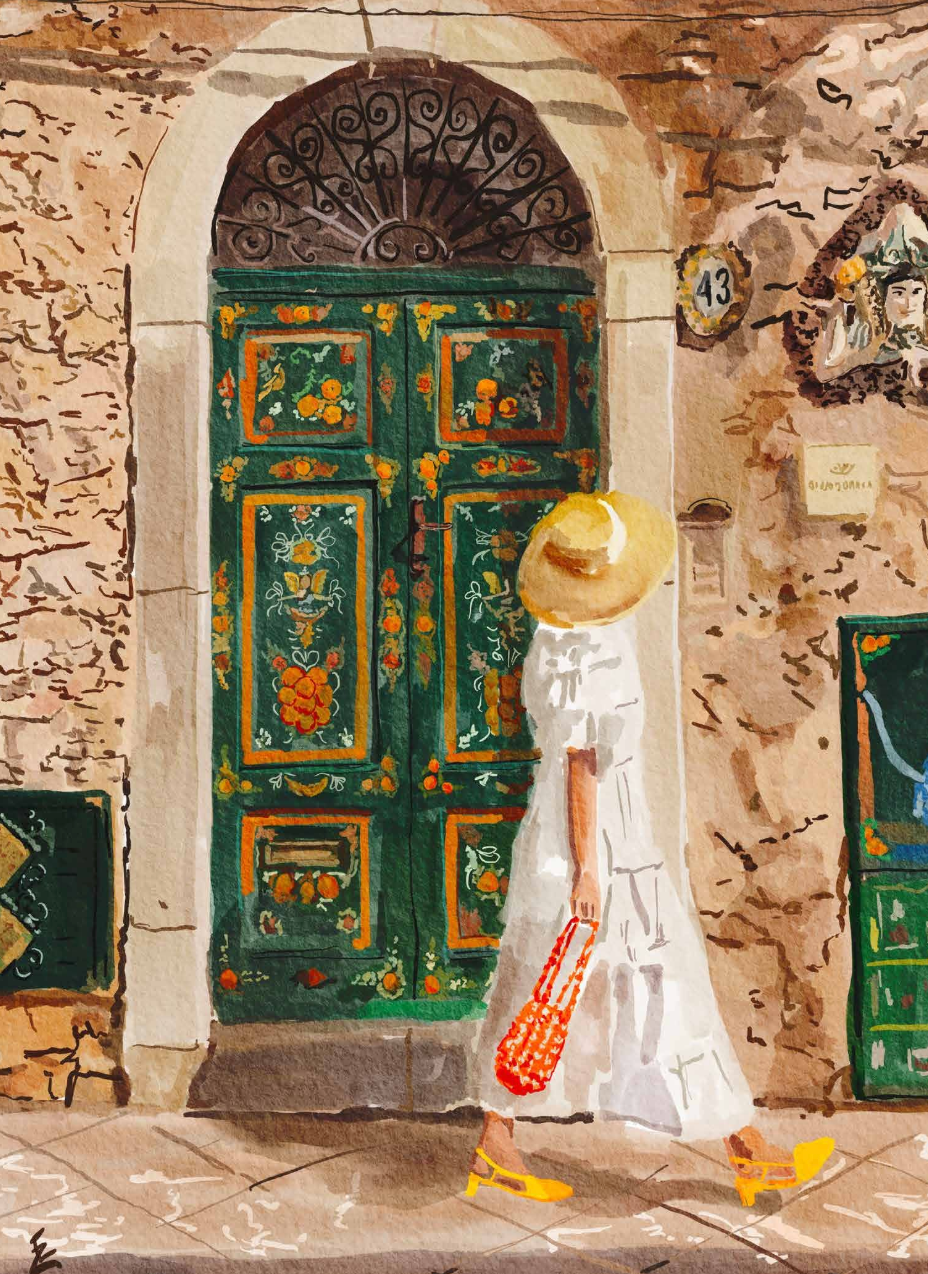 Walk in Taormina - Ekaterina Zagorska