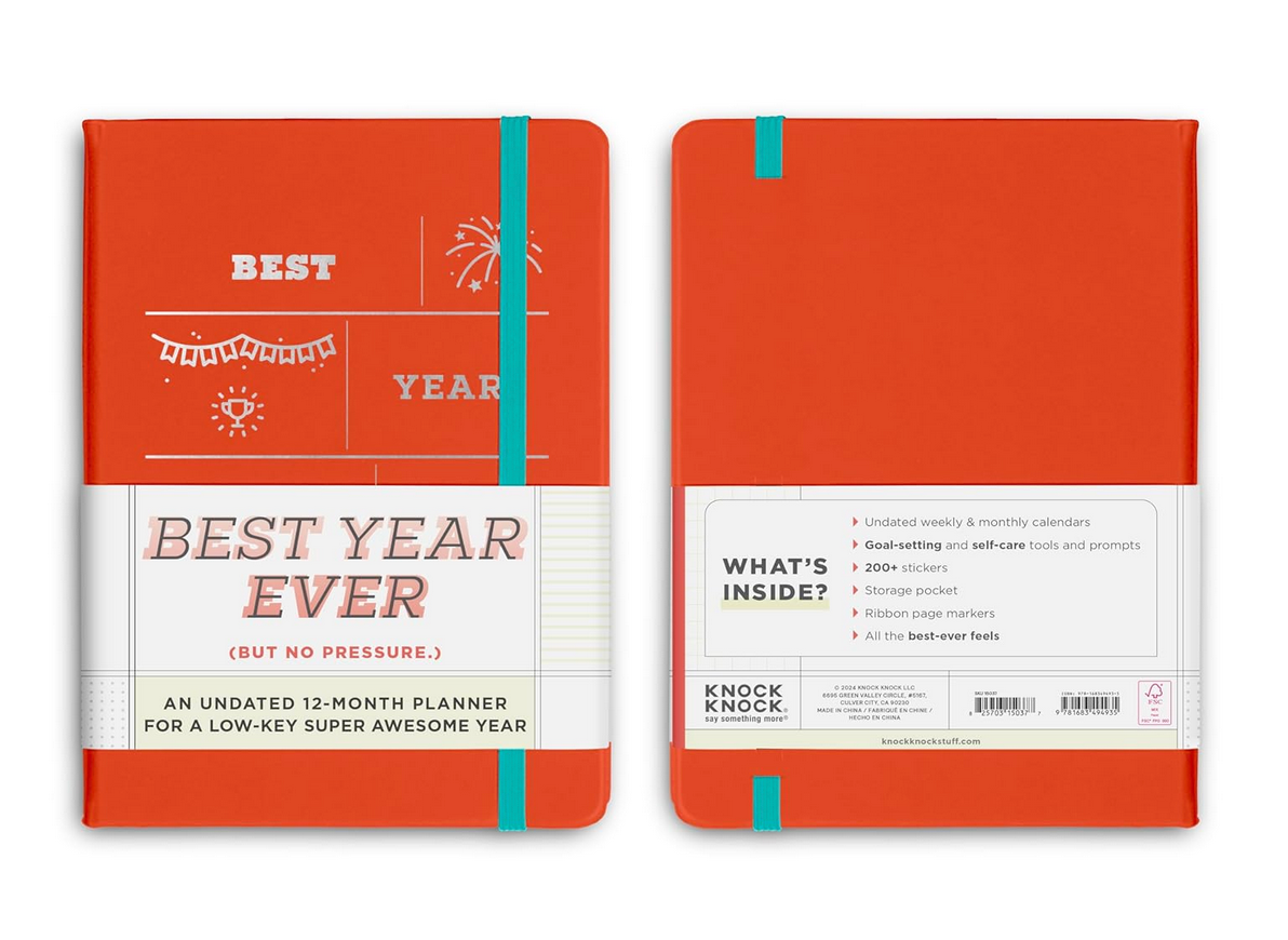 Best Year Ever Large Undated Planner