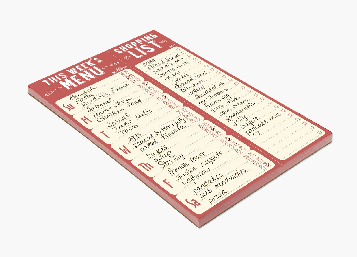This Weeks Menu