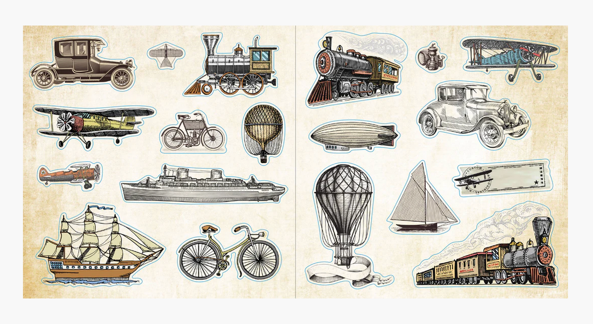 Ephemera Sticker Book