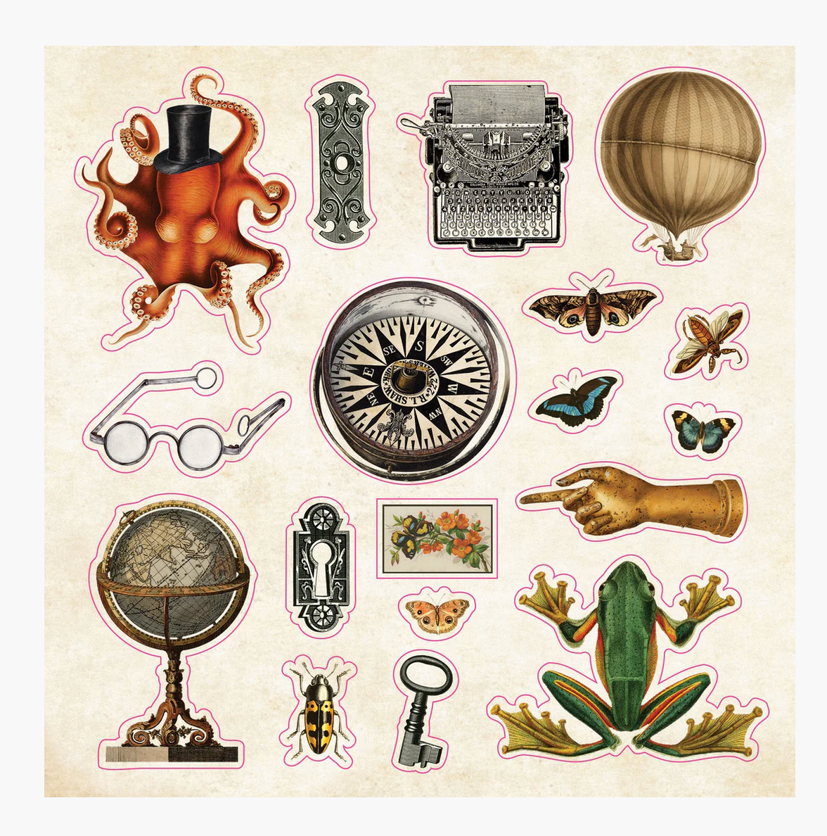 The Sticker Book of Curiosities