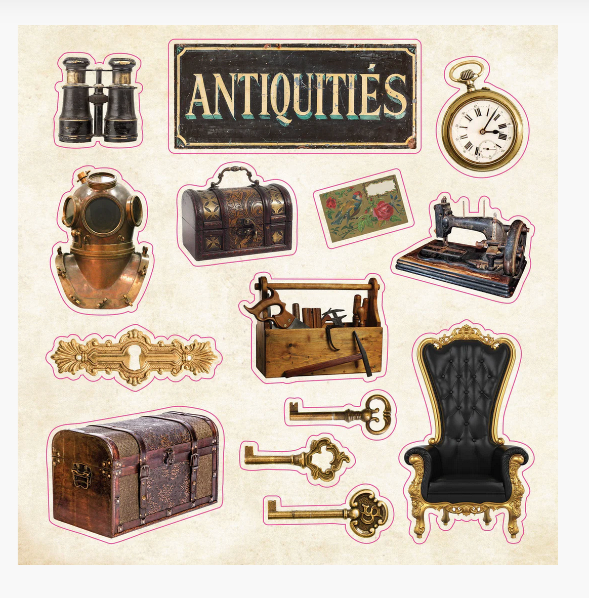The Sticker Book of Curiosities