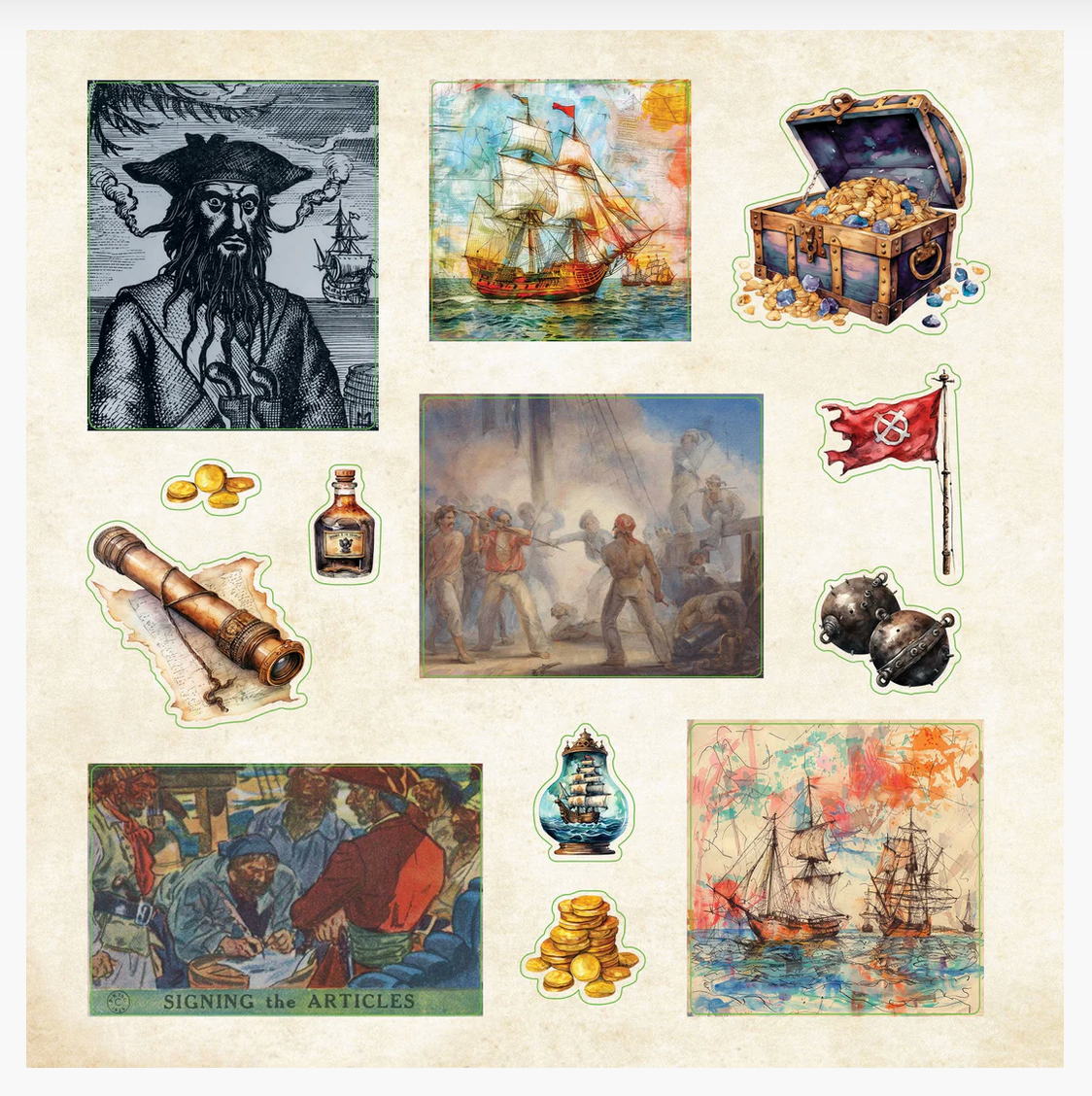 Poseidon's Kingdom Sticker Book