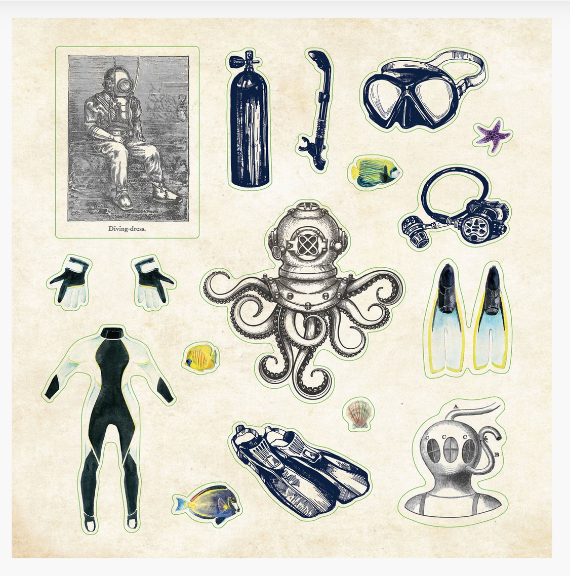 Poseidon's Kingdom Sticker Book