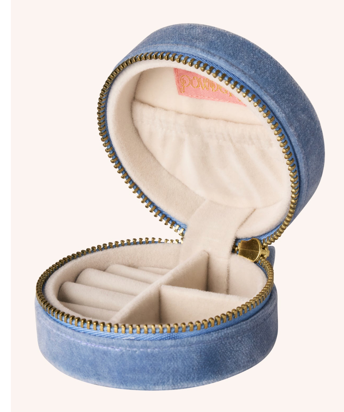 Lovely Mum Round Jewellery Box Denim