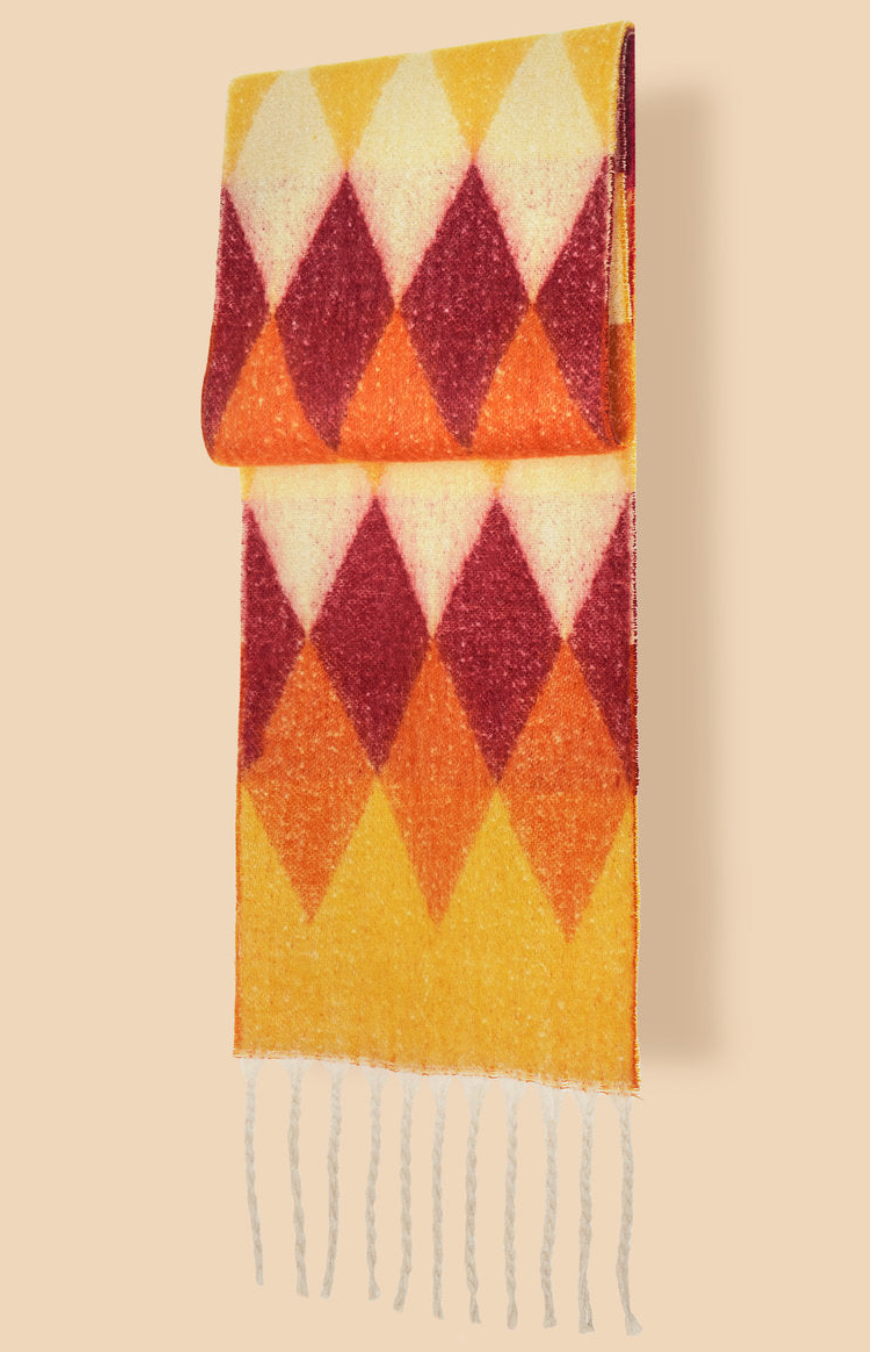 Lulu Cosy Scarf in Fuchsia Mix