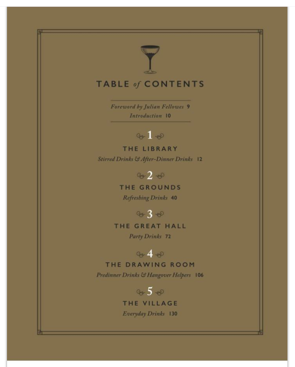 Official Downton Abbey Cocktail Book: Appropriate Libations