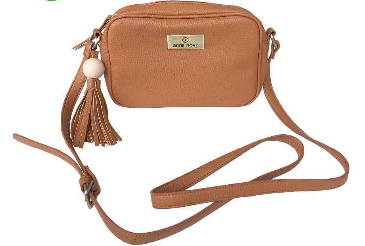 Tropical Cross Body Bag - Brown