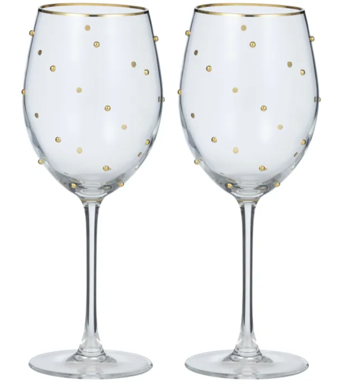 Gimlet Wine Glass Set of Two in Gold